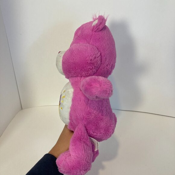Care Bears Shine Bright Bear 2017 Plush Sun Heart Pink Purple 14" Stuffed - Picture 5 of 12